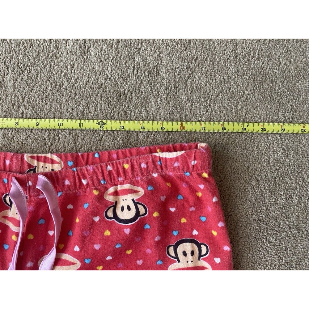 Paul Frank Pajama Set Signature Monkey Red Vintage Y2K Adult Women’s XL - Picture 10 of 16